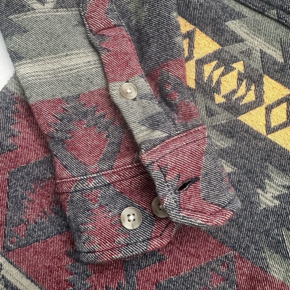 Men's Patterned Jacket - Multicolor - image 6